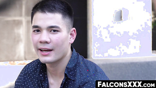 FalconsXXX.com - Beefy Japanese banging elastic ass after a tossing salad sesh