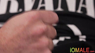 Super-naughty teenage Jairo Diaz sits on a hard fuckpole while squealing