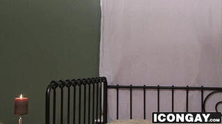 Lovely Ty Roderick deepthroats Alexander Gustavos firm manstick