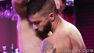 Spunky homos ass job each other and anally plow