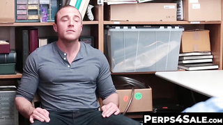 Plump shoplifter Gets Drilled Rock-hard by BIG BLACK COCK security officer