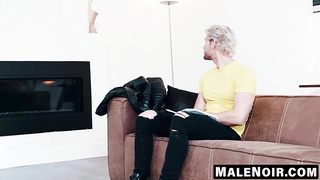 MaleNoir.com - Jacob Peterson satiates with rail on my black shaft