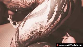 KawasakiYoshi.com - Yoshi Kawasaki fights to knuckle his own rectum while jacking his rock-hard man-meat