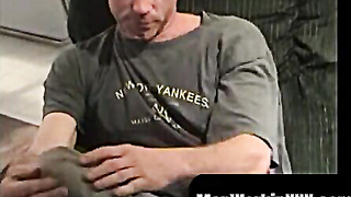 MenWorkinXXX.com - Marvelous dude David pleases himself with solo have fun at home