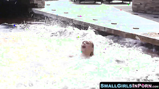 SmallGirlsInPorn.com - Super-cute Lola Fae rails her beau's monster lollipop