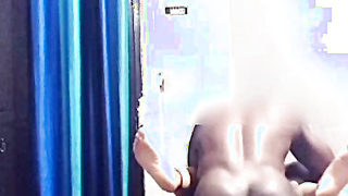 wifey gargle N pulverized stiffer again by big black cock bull while