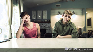 Jock stepuncle Dale Savage humps twunks Wank Bailey and Trevor Harris moist butts