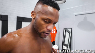 Grant Ducati wears a mascot while Andre Donovan plumbs him