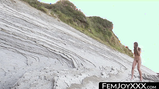 FemJoyXXX.com - Slender nymph Nikki Fox jerks vag in voluptuous underwear