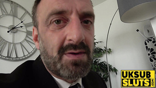 UKSubSluts.com - Succubus Alexxa Vice's subjugation and spunk feeding delectation