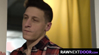 RawNextDoor.com - Pony-strung up guys Dalton Riley and Blake Hunter, and Zay Hardy spitroast taut bottom man