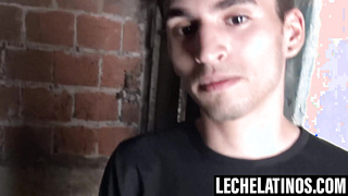 LecheLatinos.com - Slim batty boy Ross' hatch plunged with bone