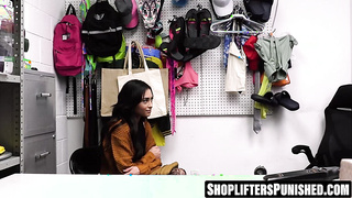 ShopliftersPunished.com - Vanessa Moon's raw cooter plumbed by officer Will Pounder