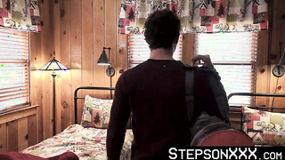 My stepparent Myles Landon gave me a free-for-all sensuous rail to his hard-on