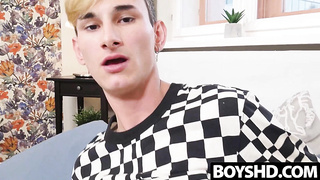 BoysHD.com - Wondrous Tristan Webber showcases his moist fuck hole while jerking