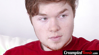 CreampiedTeenie.com - Jill Kassidys cooch is packed with super-steamy jism after drilling stiff