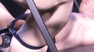 Billy offers his exquisite rosy backside to Lee, who wastes no time gloving up and lubricating into Billys slick, greedy bootie.