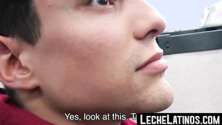 LecheLatinos.com - Cash turns this hetero Latino into a willing bum chum rod blower