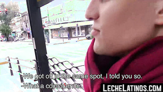 LecheLatinos.com - Cash turns this hetero Latino into a willing bum chum rod blower