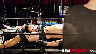 Devin Franco in gas mask and hard-on pump hard-core dungeon space