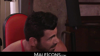 MaleIcons.com - Andrew's craving for a massive man's pecker fulfilled in a wild drill
