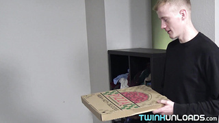 Sweeties Connor Taylor and Connor Taylor spitroast trimmed guy Greg Riley in a raunchy fuckin' sesh