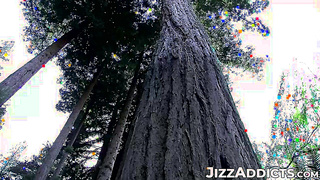 Super-naughty Chris Porter faps solo until shooting his jism on his pecs and face