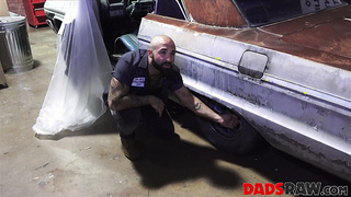 Uber-sexy lad Atlas Grant shovels his humid uncircumcised meat deep in his pal fuck hole