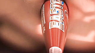 Fabulous held dude takes a baseball bat in his cock-squeezing butt-hole