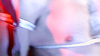 Beefy throat folded guy suffers raunchy torture from domineering fellow