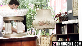 21Innocent.com - Sensuous teenager hotty makes love to her talented and sizzling accomplice