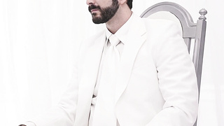 Harmless youngster Tyler Tanner cumsprayed after Sir Tucker Barrett wanks his boner