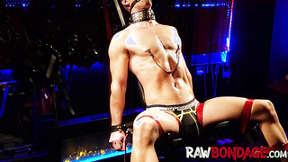 Fetish sub suffers nip taunt cockplay and penalty