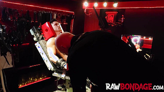 Willing slave gets into a restrain bondage and suffer anguish for elation