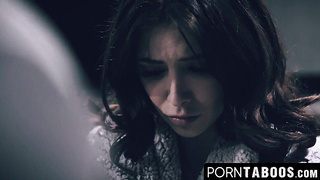 PornTaboos.com - Red-haired daughter's face sparkes with jizm in a wild fourway