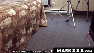 MaskXXX.com - Macho gayboy with a mask bangs a fleshlight with mighty delight