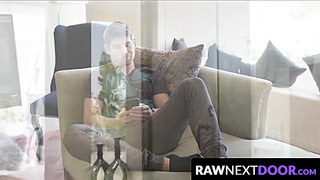 RawNextDoor.com - Bearded jock Connor Halsted deeply breeds with sixpack bf Gunner