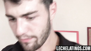 LecheLatinos.com - Angel showered by insane Jaels' jaws watering spunk