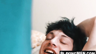 PlayingMen.com - Edward Terrant's shrieks cram the guest room as James Fox plows his caboose