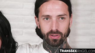 TransSexAngel.com - Ruckus and Zariah Aura's dialogue sesh before their strong xxx