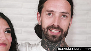 TransSexAngel.com - Ruckus and Zariah Aura's dialogue sesh before their strong xxx