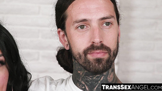 TransSexAngel.com - Ruckus and Zariah Aura's dialogue sesh before their strong xxx