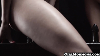 GirlMormons.com - Mormon stunner's old-supervised fuck stick inspecting