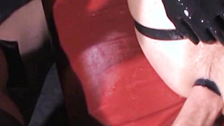 Aaron thrusts Mason onto his back and works his way down to Mason's expert slot. He shoves his tongue deep into the dark slot of Mason's booty.