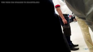 I fondled ample backside cougars in cock-squeezing denim