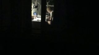 Spy lovely teenager with covert web cam getting off after homework