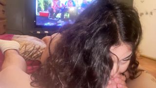 Good-Sized Gf Give me Deep Throat and Rails my Meaty Hard-On