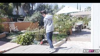 Caught Snooping on Mature Dame