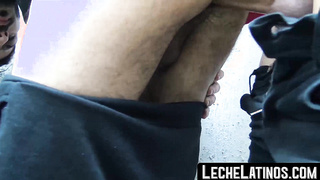 LecheLatinos.com - Gay-for-pay Latino takes cash for a humid, powerful bum sex pulverizing