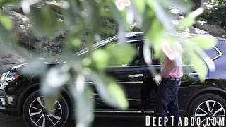 My boyfriends smoothly-shaven father Charles Dera picked me up to internal ejaculation my caboose